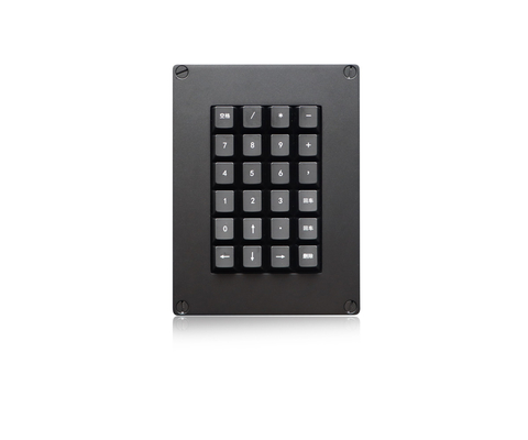 IP54 Mechanical Keypad 24 Keys With Backlight, Rugged Military Keypad